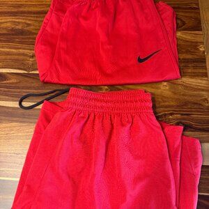 Vintage Nike Baggy Basketball Shorts Mens XL Red (dri fit)